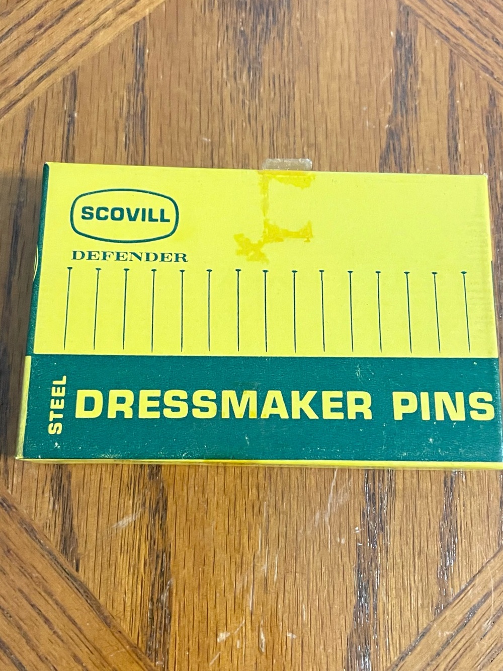 Dressmaker Pins by Scovill - 1/2 lb. Box ~ Vintsge ~ Quality!